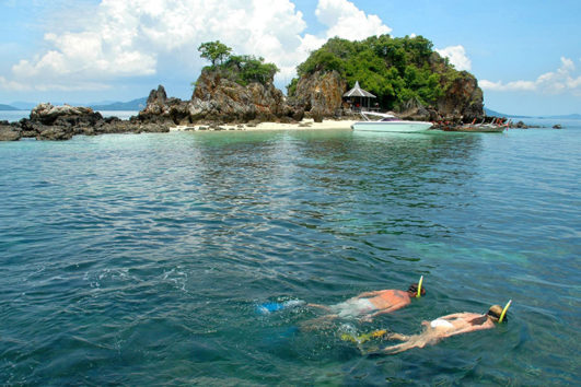 Snorkelling in the Andaman Sea