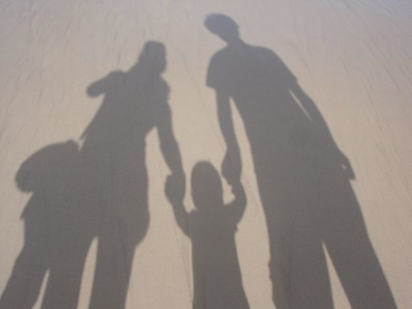 a family enjoying at a beach in Andaman