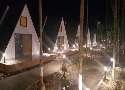 The cottages at Vacation Village in Neil Island