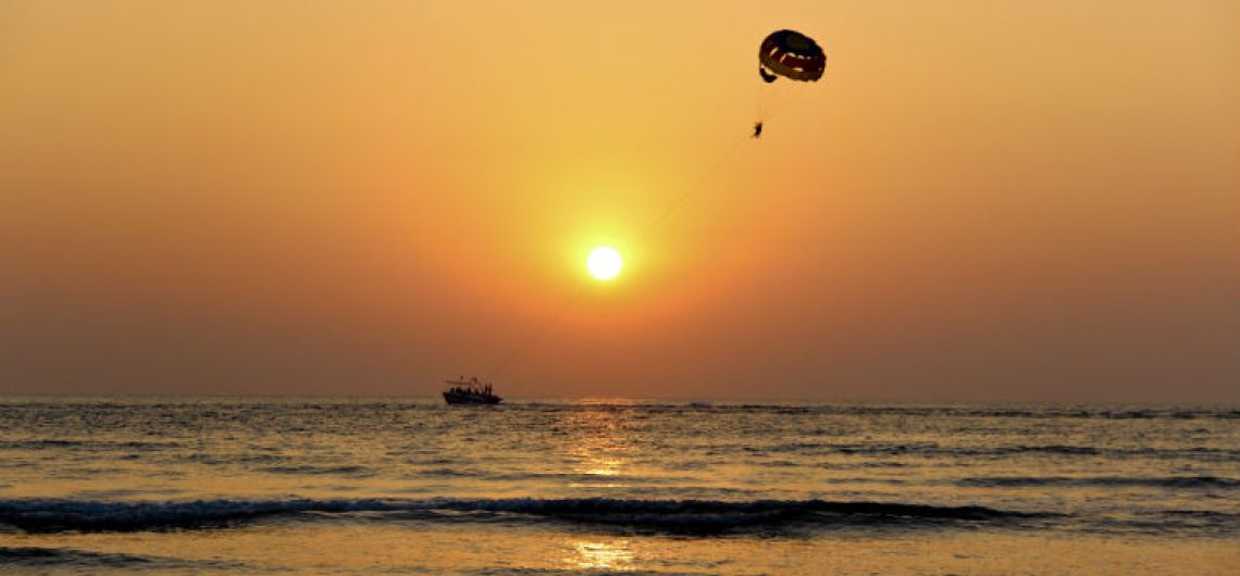 Parasailing is an extremely popular activity at Radhanagar Beach